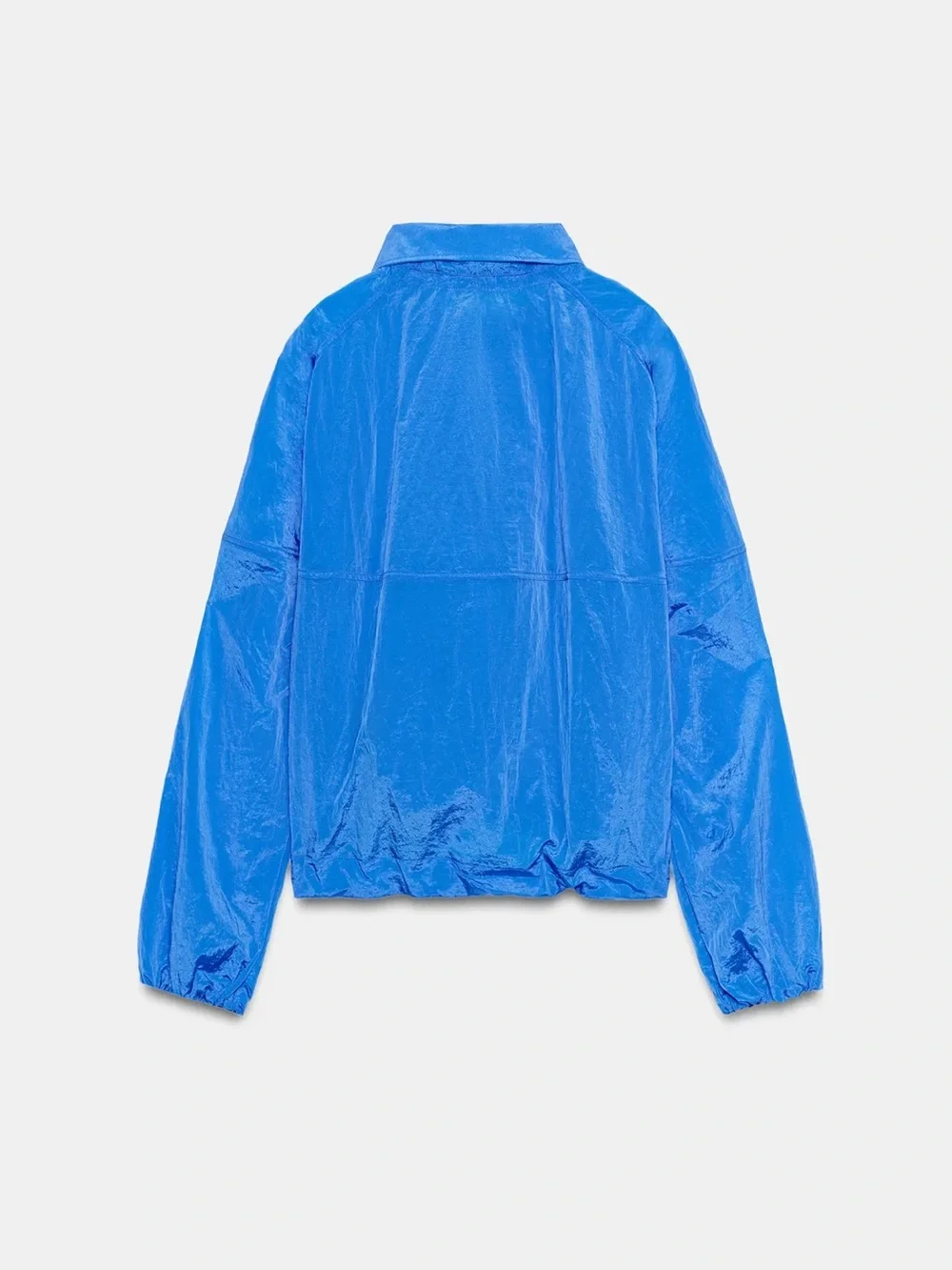 Zara NYLON GATHERED JACKET
